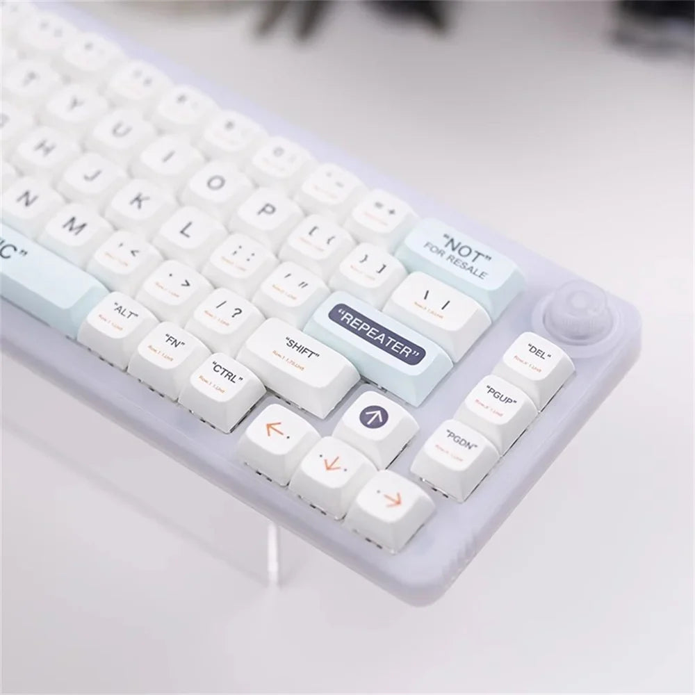 Capuchons de touches de clavier en plastique, profil XDA, 141 touches, Kit de capuchons de touches par Sublimation, pour clavier mécanique de jeu GMK67, commutateurs MX