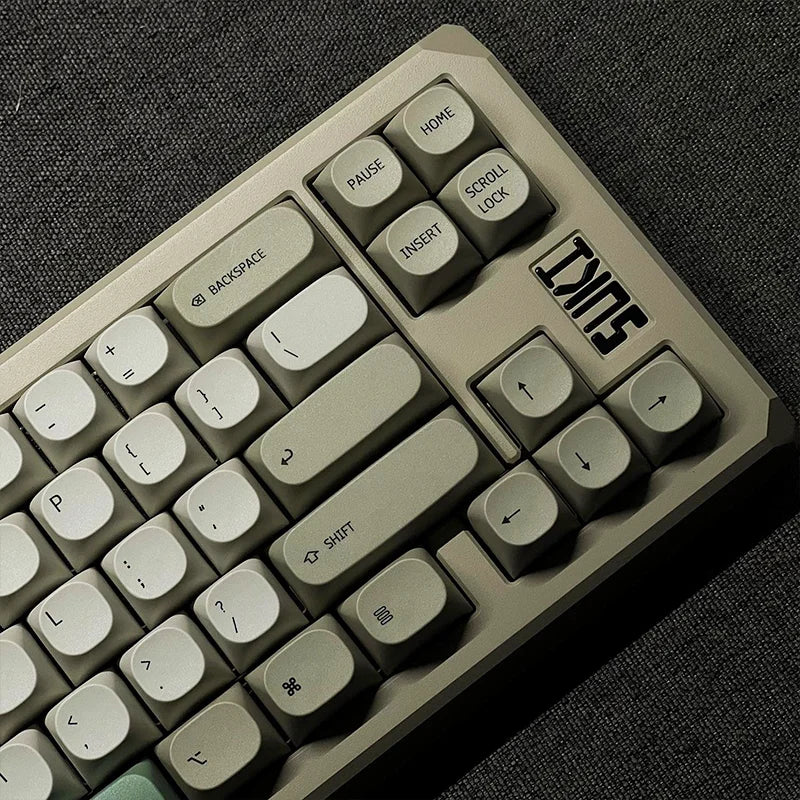 Idobao Retro MA taustiņu vāciņi MAC tastatūras vāciņam PBT oriģinālais dizains mehāniskajai tastatūrai Cherry MX slēdži Vienkāršoti taustiņu vāciņi