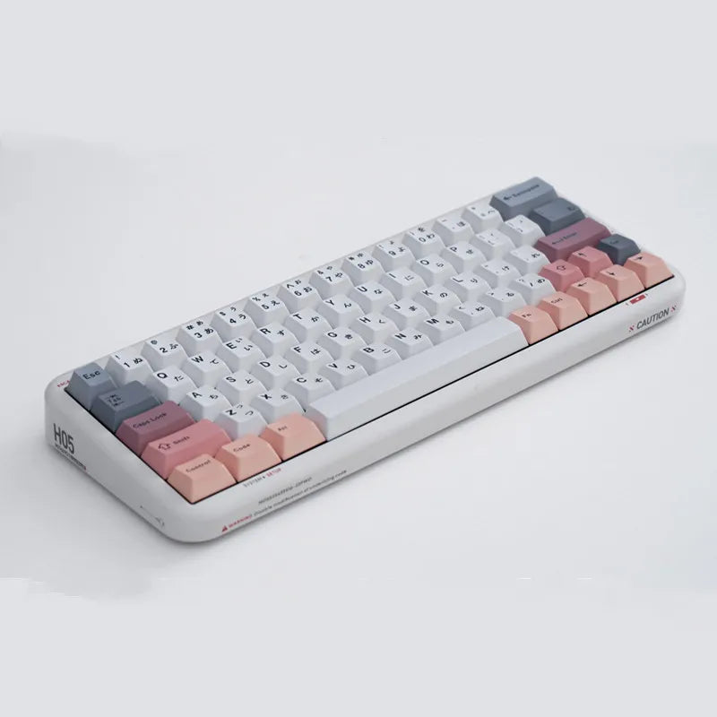 Akira Keycaps US/JP Cherry profil 129/23 touches PBT matériau 5 côtés colorant Sublimation Keycap pour MX Switch clavier mécanique