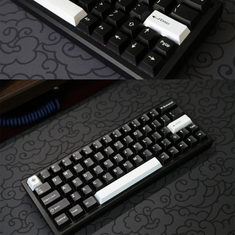 [Blue Sky] GMK Keycap Clone Arctic WOB Cherry Profile Doubleshot ABS taustiņu vāciņi MX mehāniskajai tastatūrai