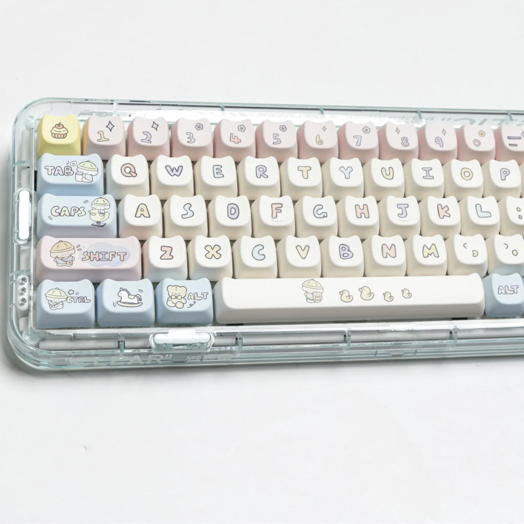 JCM MAO profil oreille KeyCap maternelle Picabara Anime mignon chat Keycaps pour MX Switch jeu clavier mécanique GK75