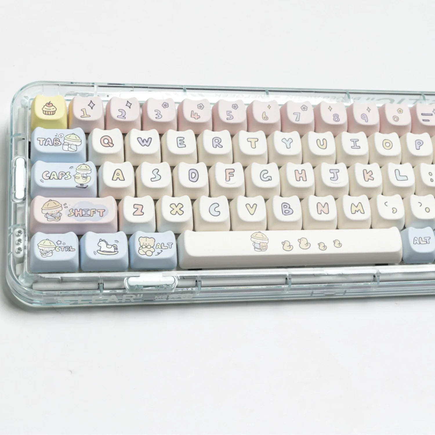 JCM MAO profil oreille KeyCap maternelle Picabara Anime mignon chat Keycaps pour MX Switch jeu clavier mécanique GK75