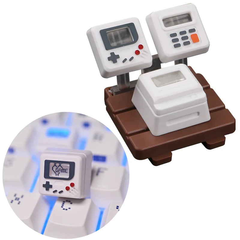 Capuchons de touches de clavier de jeu rétro classique MAC FC, pour mécanique, mignon, bouton de costume, personnalisés pour Switch, 2023 K-04